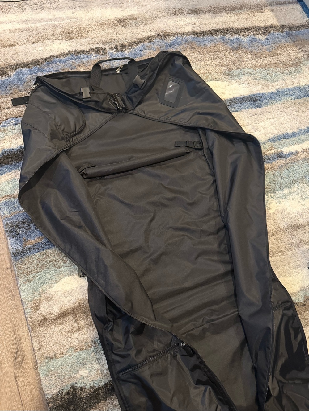 Black 'Bride' Garment Bag with Shoulder Strap - Picture 4 of 10